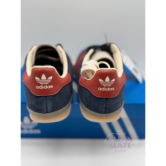 Adidas Gazelle Indoor Legend Ink/Ruby/White Men\'s Size 10 NIB main image 4